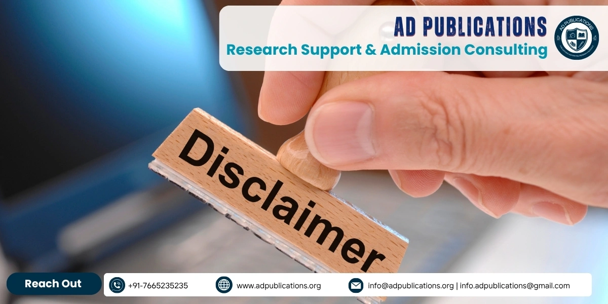 Disclaimer | AD Publications - PhD Admission Consulting