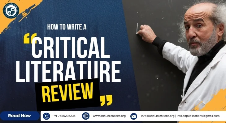 How to Write a Critical Literature Review