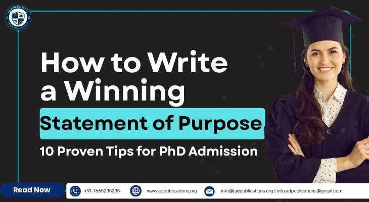 How to Write a Winning SOP for PhD Admission? 10 Tips to Consider
