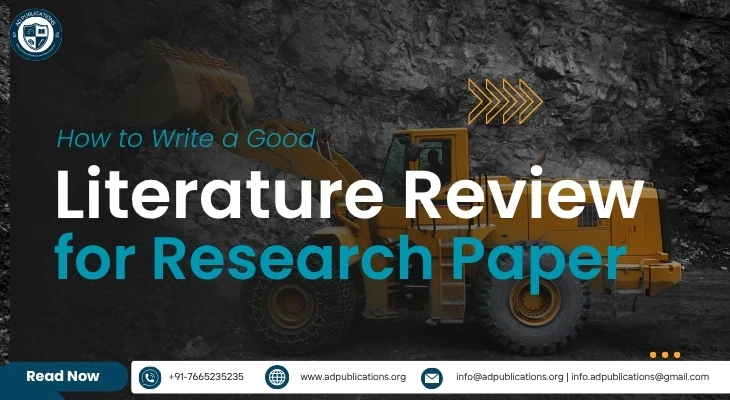 How to Write a Good Literature Review for a Research Paper